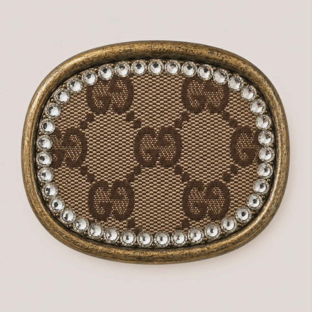 Upcycled Rodeo Drive Canvas Buckle