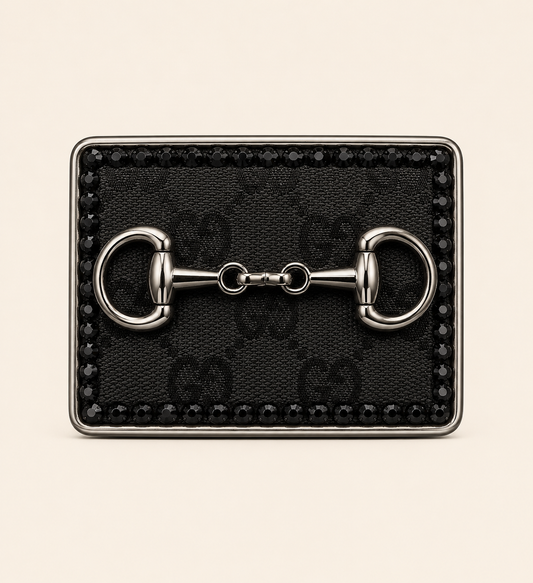Upcycled Black Gucci w/horsebit