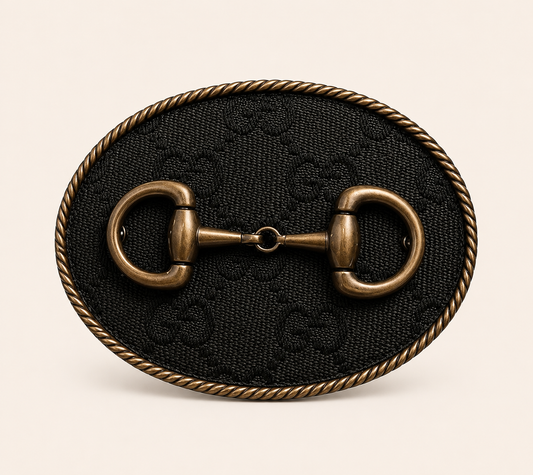 Upcycled Black Gucci w/horsebit
