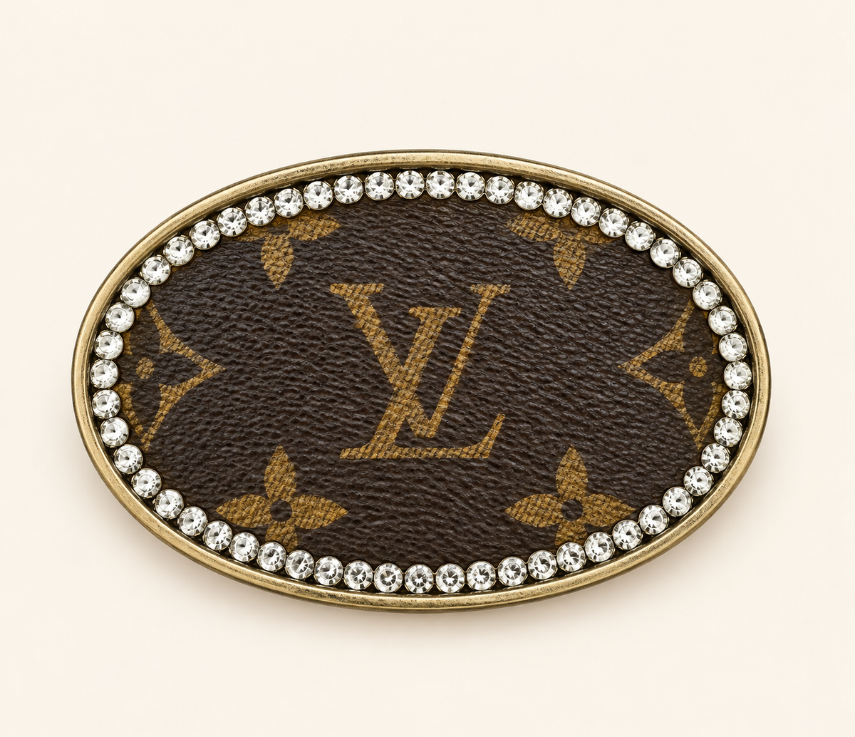 Upcycled Monogram LV - Swarovski Crystals