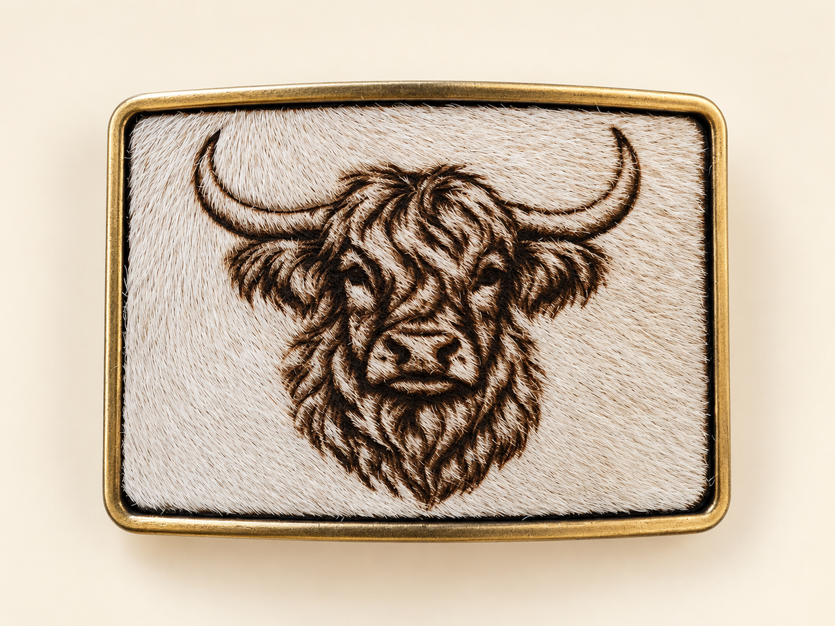 Cowhide Highland Cow